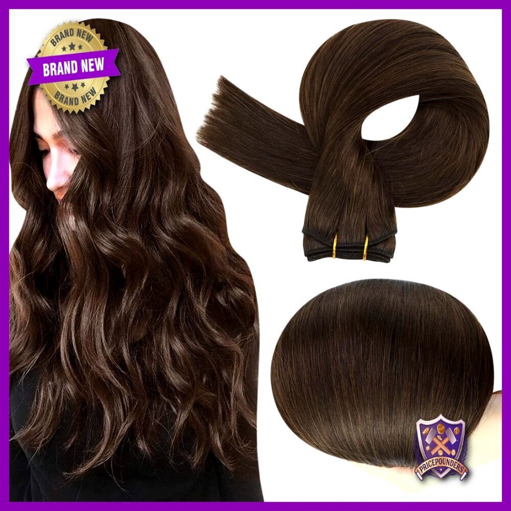 Sew In Hair Extensions Real Human Remy Straight Weft Bundles 22 Inch